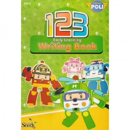 Toad: 123 Early Learning Writing Book Robocar Poli
