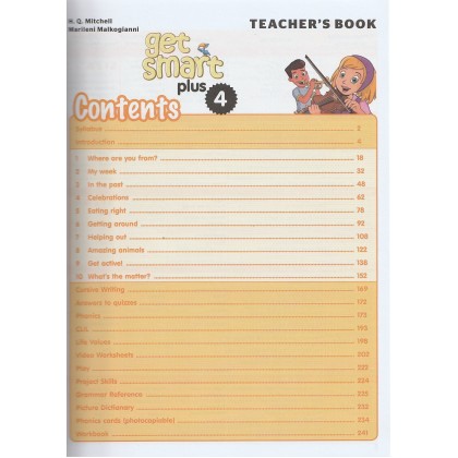 Buku Teks Tahun 4 Get Smart Plus 4 Teacher's Book (Including CD)