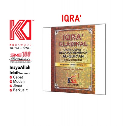 DarulFikir: Iqra Klasikal Cara Cepat Belajar Membaca Al-Quran Rasm Uthmani Ringk