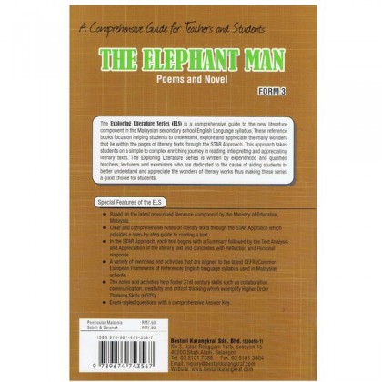 Bestari: Exploring Literature The Elephant Man Poems And Novel Form 3