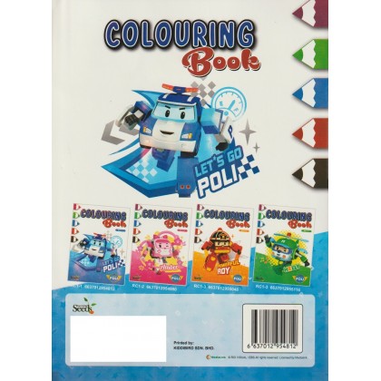 Robocar: Colouring Book