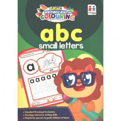 EarlyLearner: Basic Writing Skill And Colouring ABC Small Letters