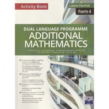 SAP 20: Activity Book Additional Mathematics Form 4 DLP