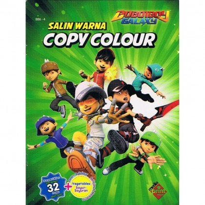 Boboiboy: Salin Warna Copy Colour Buku 4