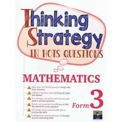 SAP: Thinking Strategy In Hots Questions Mathematics Form 3