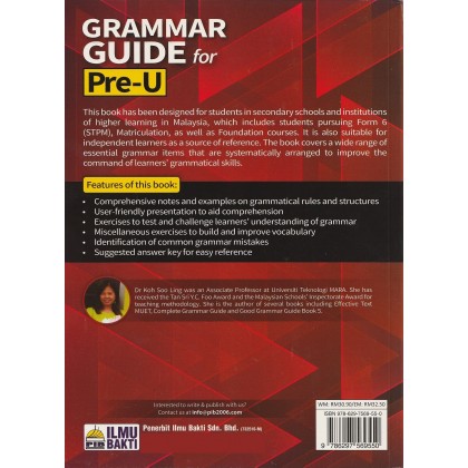 IlmuBakti: Grammar Guide For Pre-U